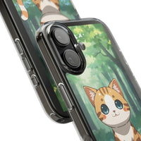 Load image into Gallery viewer, Phone Case - &quot;Cute Cat&quot; Apple Product Clear Impact Resistant
