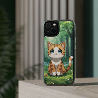 Load image into Gallery viewer, Phone Case - &quot;Cute Cat&quot; Apple Product Clear Impact Resistant
