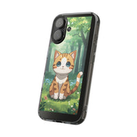 Load image into Gallery viewer, Phone Case - &quot;Cute Cat&quot; Apple Product Clear Impact Resistant
