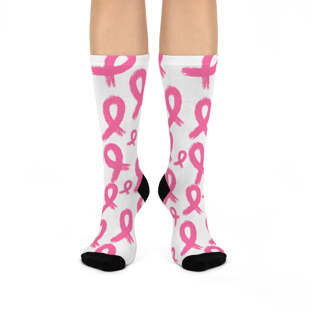 Breast Cancer Awareness Cushioned Crew Socks | Supportive Socks for Hope, Charity Events, Gift for Her, Comfortable Wear, Fundraising [...]