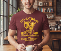 Load image into Gallery viewer, LK Collective &quot;Pleasant Words&quot; Heavyweight Unisex Crewneck T-shirt
