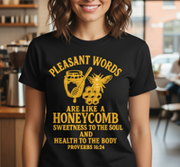 Load image into Gallery viewer, LK Collective &quot;Pleasant Words&quot; Heavyweight Unisex Crewneck T-shirt
