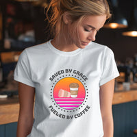 Load image into Gallery viewer, &quot;Saved by Grace&quot; Heavyweight Unisex Crewneck T-shirt | Gildan® 5000
